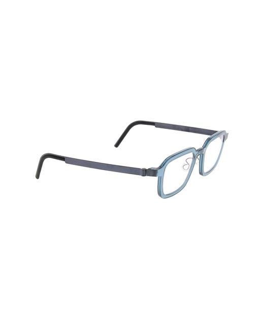 Lindberg White 1066 Square Frame Glasses