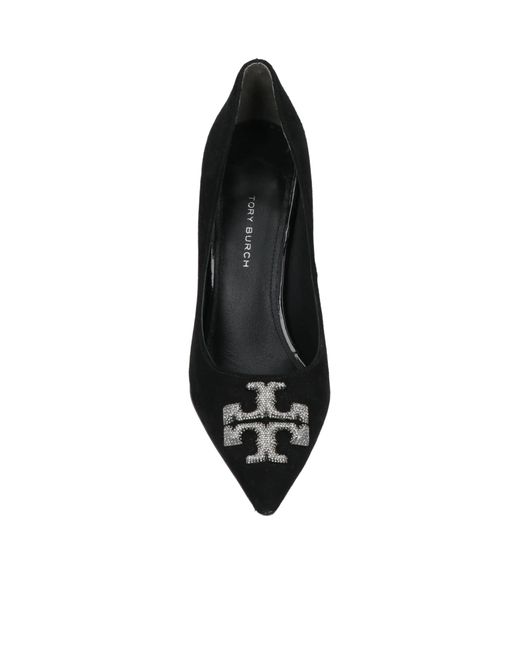 Tory Burch Black Pointed-Toe High Heels