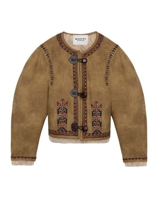 Isabel Marant Brown Isabel Marant Cely Jacket