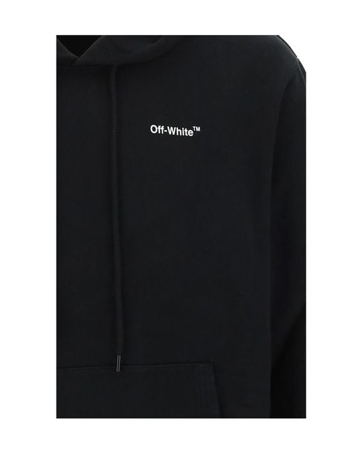 Off-White c/o Virgil Abloh Black Chain-Link Arrows-Motif Hoody for men