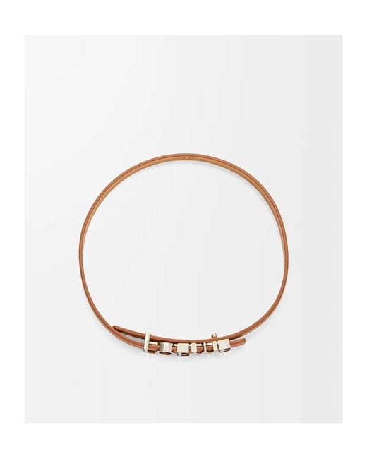 Loewe White Leather Bracelet