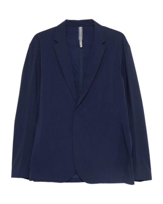Veilance Blue Single-Breasted Blazer for men
