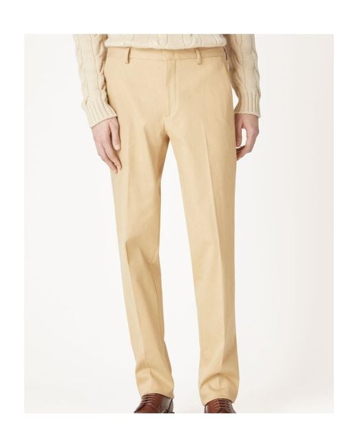 Loro Piana Natural Jarno Belt-Loop Trousers for men