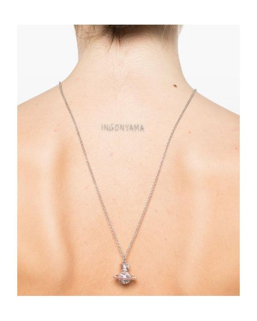 Vivienne Westwood White Pendant Necklace