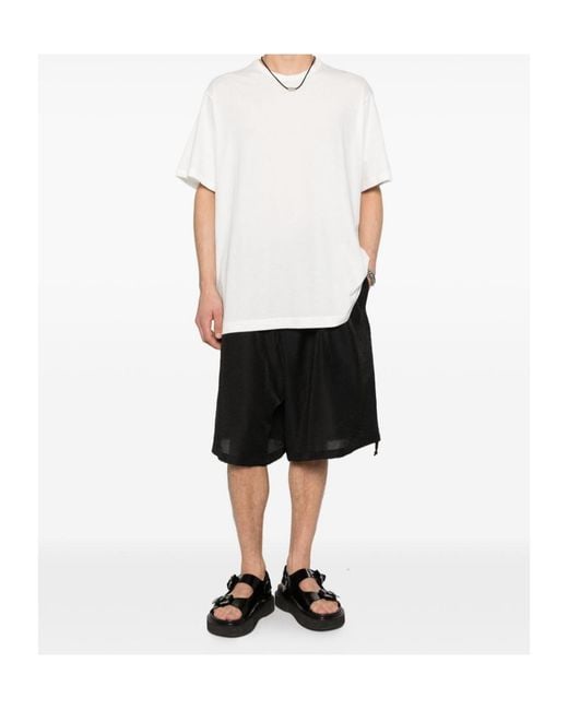 Yohji Yamamoto White Oversized T-Shirt for men