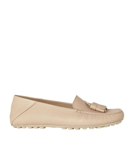 Loro Piana Natural Tassel-Detailed Round Toe Loafers