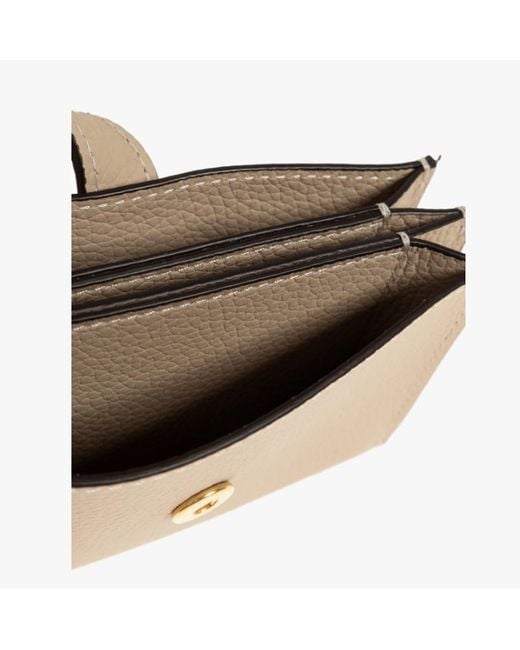 Tod's Natural Logo Card Holder