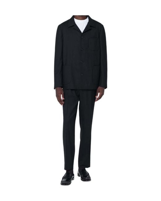 Biagio Santaniello Black Single-Breasted Suit for men