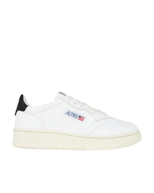 Autry White Logo Sneakers