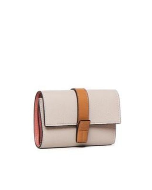 Loewe White Strap-Closure Wallet
