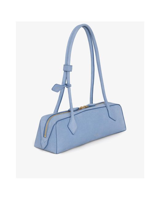 Alaïa Blue Alaïa Le Teckel Medium Shoulder Bag
