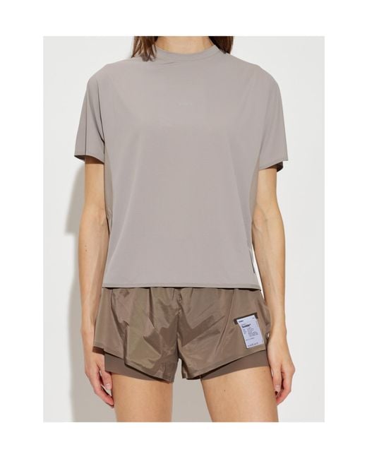 Satisfy Gray Short-Sleeved T-Shirt