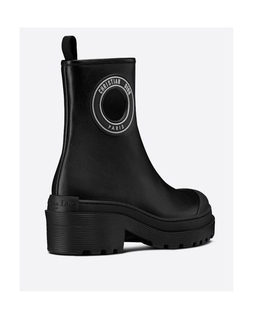 Dior Black Symbol Ankle Boot