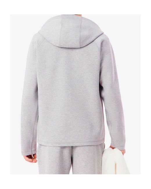 Lacoste Gray Zip-Up Hoodie for men