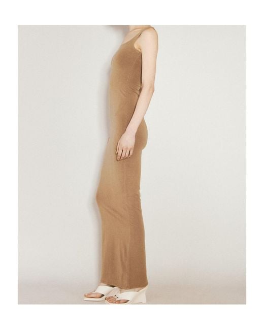 Entire studios Natural Square Neck Maxi Dress