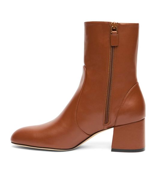 Stuart Weitzman Brown Essentialist Zip 60