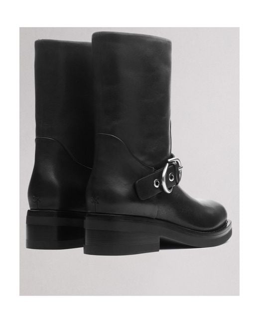 Rag & Bone Black Square-Toed Short Boots