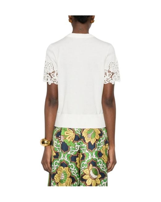 Zimmermann White Lace Jersey