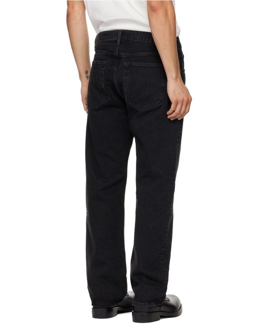 Agolde Black Magnus Straight-Leg Jeans for men