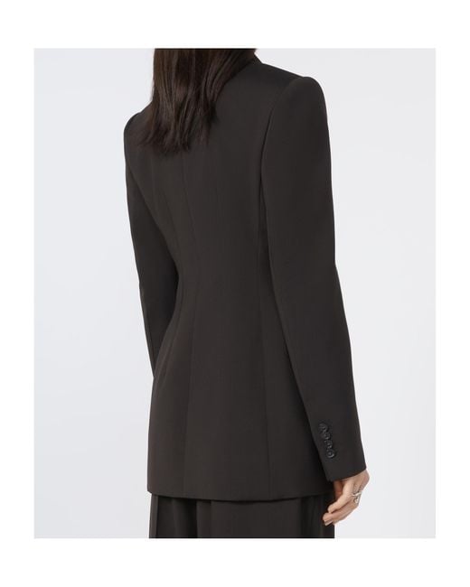 Sportmax Black Adamo Double-Breasted Jacket