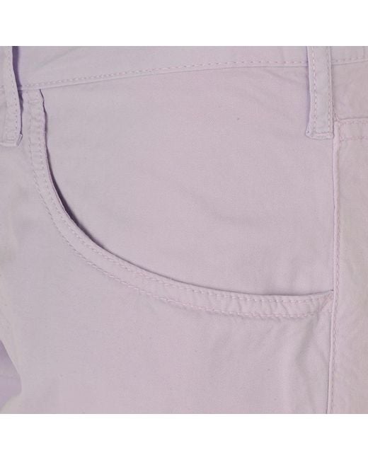 Armani Jeans Purple Logo Shorts for men