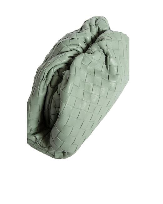 Bottega Veneta Green Teen Pouch Clutch