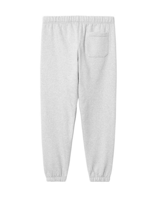 Carhartt White Chase Sweat Pant for men