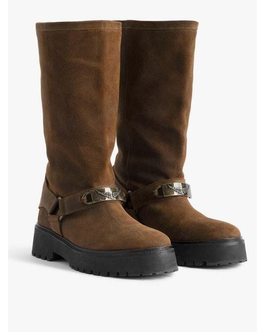 Zadig & Voltaire Brown Angie Boots