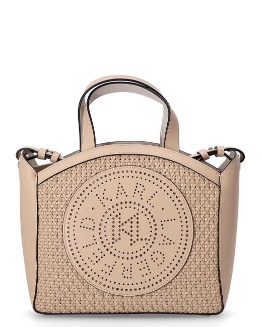 Karl Lagerfeld Brown Logo Shoulder Bag
