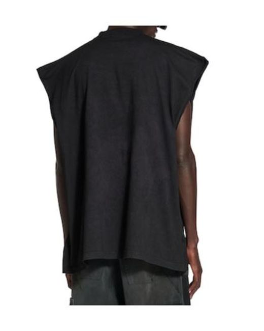 【BALENCIAGA】City Of Angels Sleeveless T-Shirt Balenciaga City Of Angels Printed Sleeveless T-Shirt in