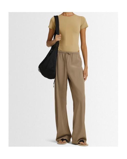 Entire studios Natural Tee Short Sleeve Bodysuit