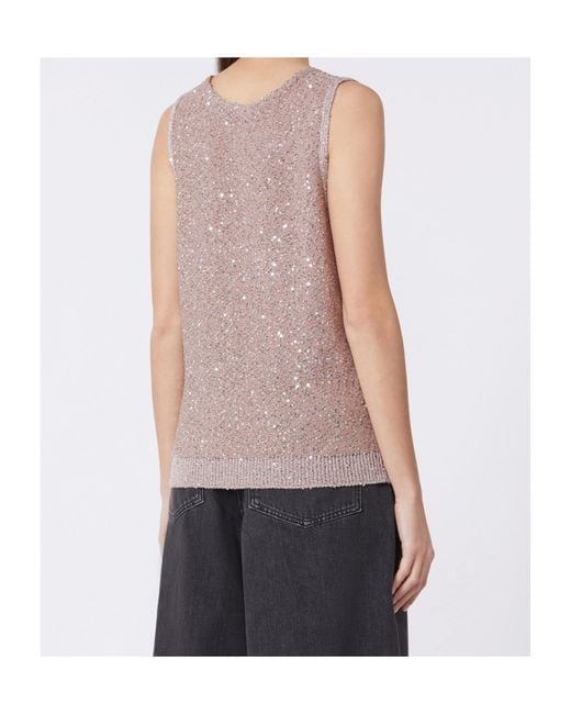 Weekend by Maxmara Pink Wkdtempo Knitted Vest