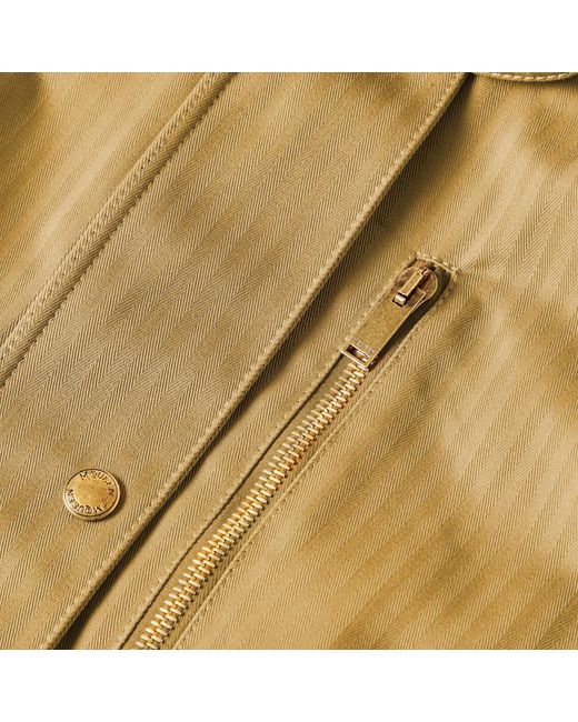 McQueen Metallic Herringbone Track Jacket