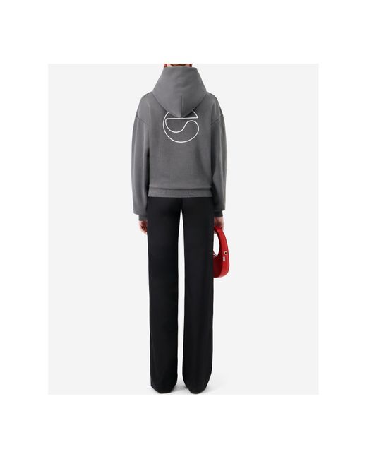 Coperni Gray Logo-Print Hoodie