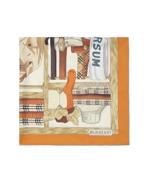 Burberry Metallic Wardrobe Finished-Edge Scarf