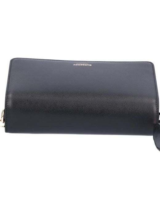 Burberry Blue Checkered Detailed Crossbody Bag