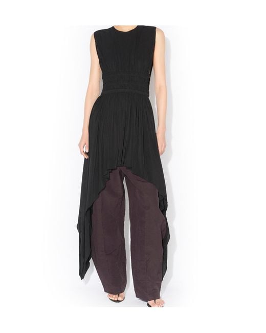 Alaïa Purple Round Tailored Trousers