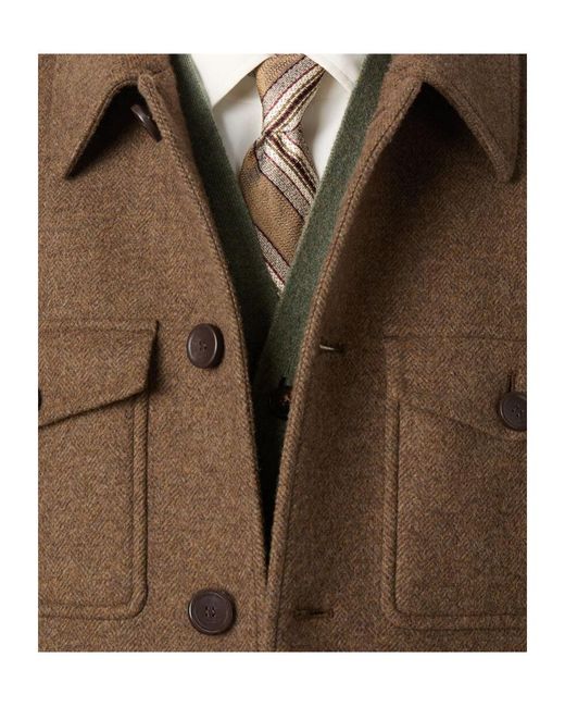 Loro Piana Brown Devis Caban for men