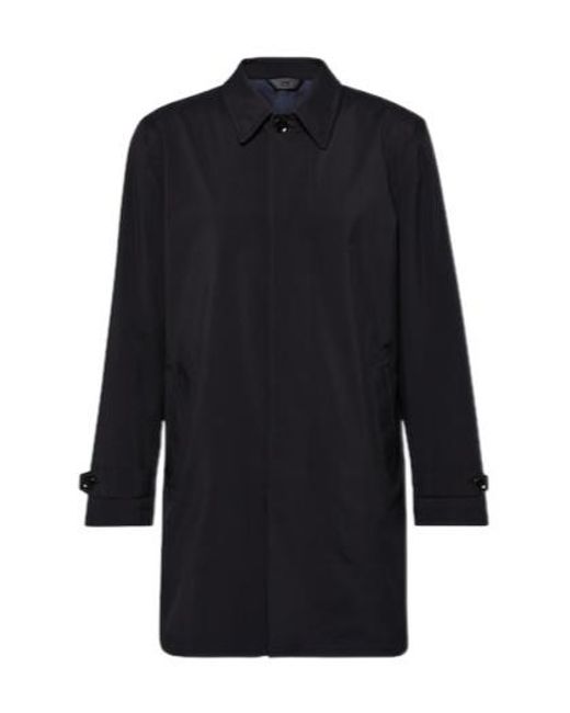 Brioni Blue Logo Coat for men