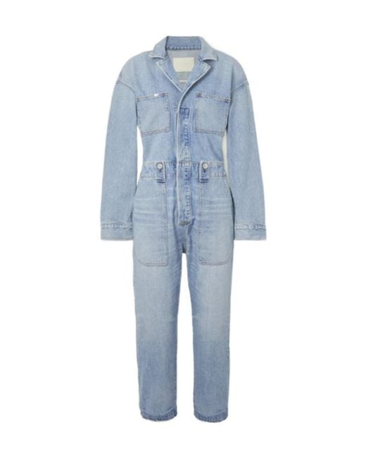Citizens of Humanity Blue Amel Denim Jumpsuit