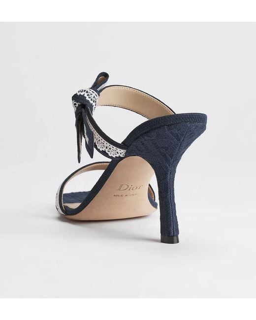 Dior Blue J'A Heeled Sandal With Straps