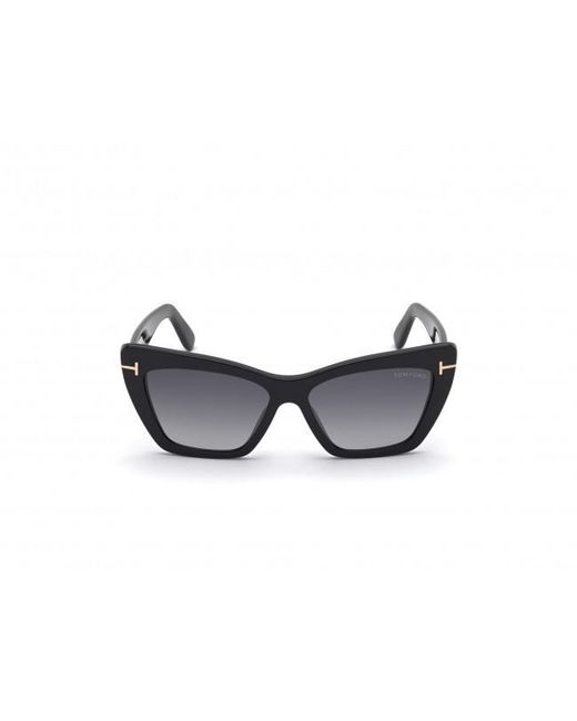 Tom Ford White Eyewear Whyatt Butterfly Framed Sunglasses