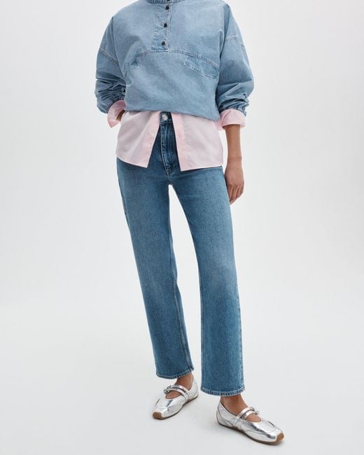 Rag & Bone Blue Belt Loop Jeans