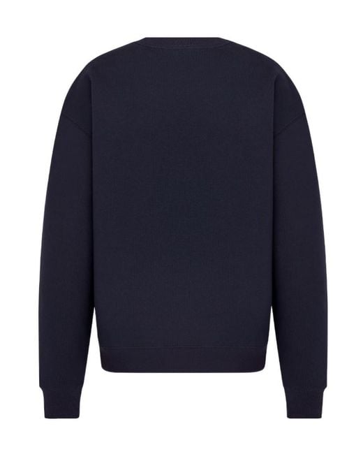 Dior Blue Cd Diamond Oversized Sweatshirt for men