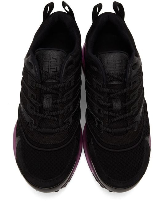 Givenchy Black Low-Top Leather Sneakers for men