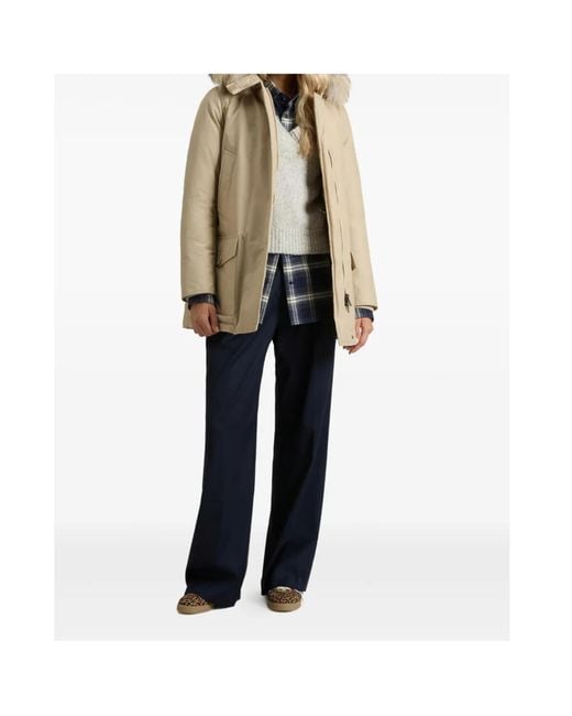 Woolrich Natural Arctic Detachable Fur Parka