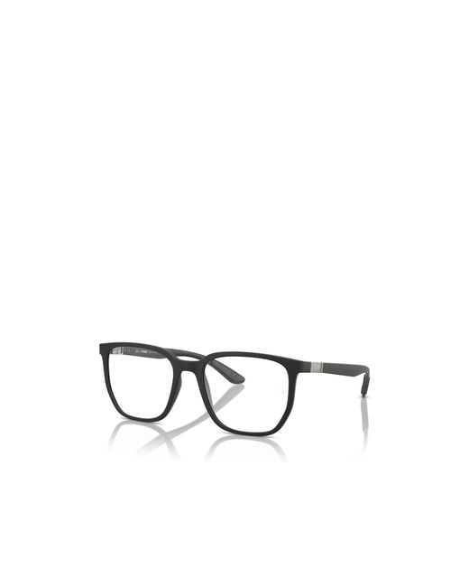Ray-Ban Metallic Square-Frame Glasses for men