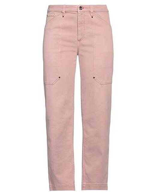 Brunello Cucinelli Pink Straight-Leg Jeans