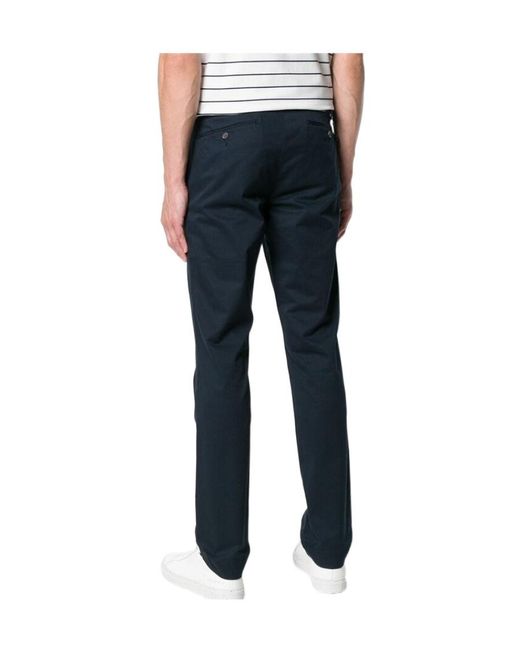 Polo Ralph Lauren Blue Mid Rise Chino Trousers for men