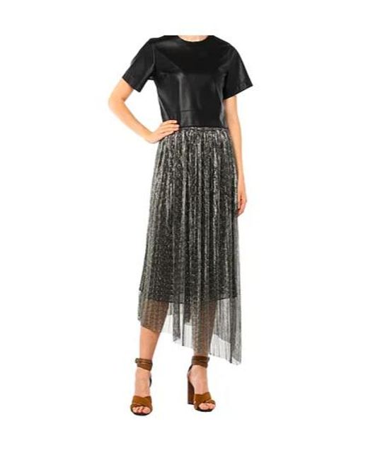 Isabel Marant Gray Pleated Skirt